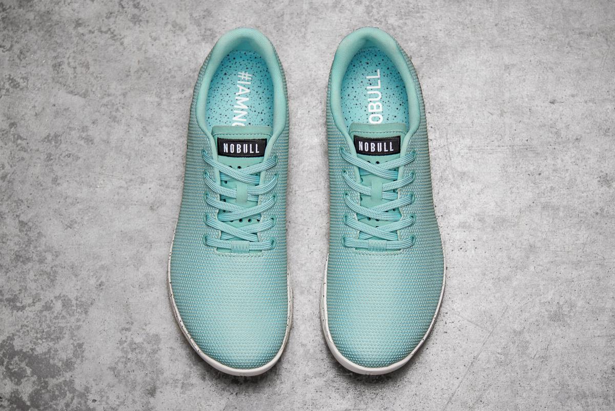 Nobull Superfabric Men's Trainers Light Turquoise | Australia (GH1894)